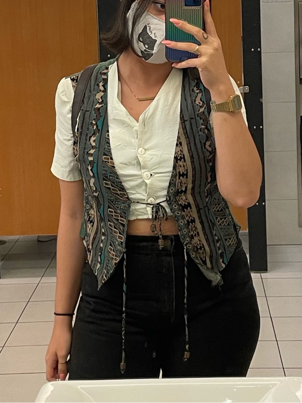 Vintage Tres Paquette top